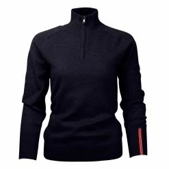 Ny 🔔 Dame Amundsen Sports Peak Half Zip 👩 Womens (Faded Navy) 🎉