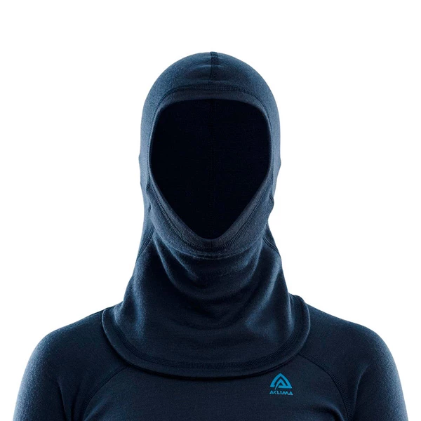 Beste salg ❤️ Dame Aclima WarmWool Hoodsweater 👩 Woman (Navy Blazer / Azure Blue / Blue Sapphire) ⭐ - Bilde 2