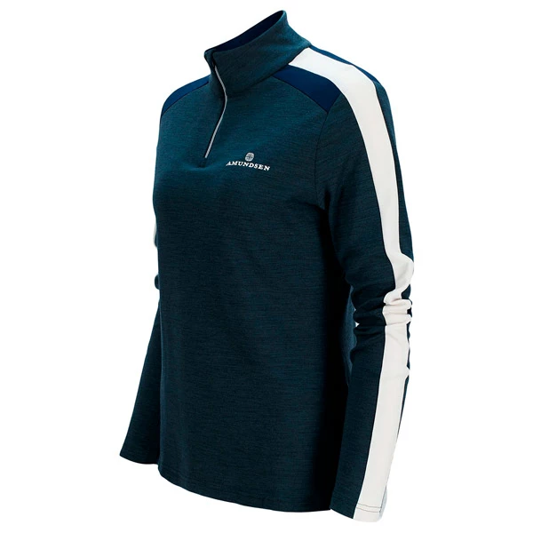 Beste anmeldelser av 💯 Dame Amundsen Sports 5mila Half Zip 👩 Womens (Faded Navy) 🤩 - Bilde 4