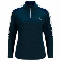Beste anmeldelser av 💯 Dame Amundsen Sports 5mila Half Zip 👩 Womens (Faded Navy) 🤩