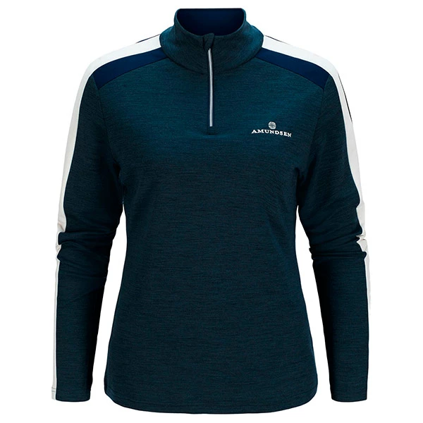 Beste anmeldelser av 💯 Dame Amundsen Sports 5mila Half Zip 👩 Womens (Faded Navy) 🤩