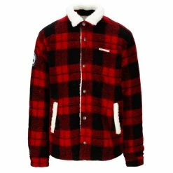 Ny 🌟 Herre Amundsen Sports Forester Overshirt Mens (Chequered Red) ⌛