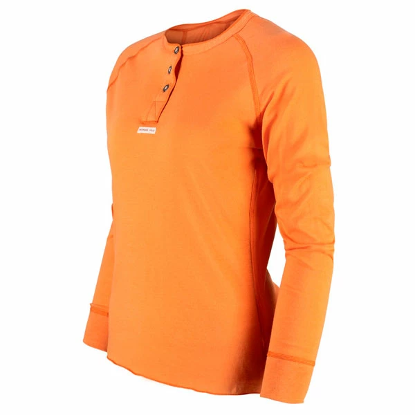 Billig 👏 Dame Amundsen Sports Vagabond Henley 👩 Womens (Orange Sunset) 😀 - Bilde 2