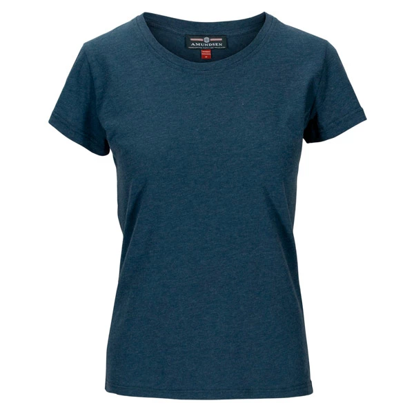 Varmt salg 😉 Dame Amundsen Sports Vagabond Tee 👩 Womens (Faded Navy) ✔️
