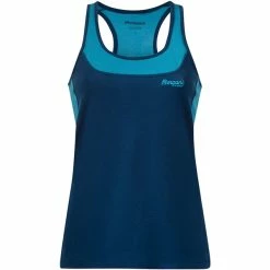 Billig ✨ Dame Bergans Cecilie Active Wool Singlet (Deep Sea Blue/Clear Ice Blue) 👍