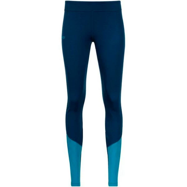 Kjøpe 🔥 Dame Bergans Cecilie Wool Tights (Deep Sea Blue/Clear Ice Blue) 😀