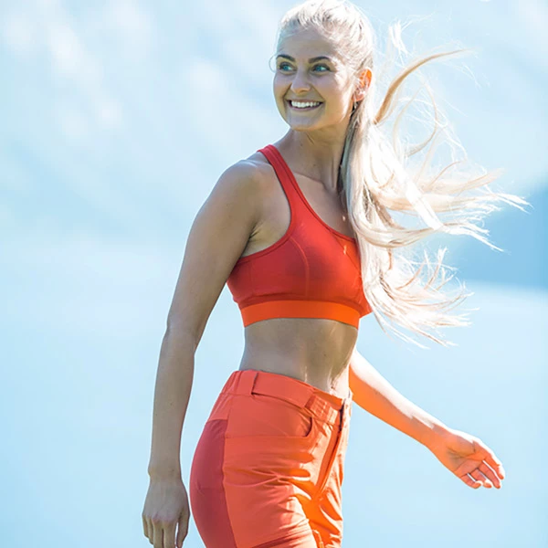 Tilbud 😀 Dame Bergans Cecilie Wool Top (Red Leaf/Energy Red) 😍 - Bilde 2