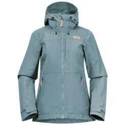 Billig 🤩 Dame Bergans Nordmarka Leaf Light Wind Jacket 👩 Women (Smoke Blue) ⌛