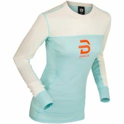 Flash salg ❤️ Dame Dæhlie Performance-Tech Ls Wmn (Iced Aqua) 🎉