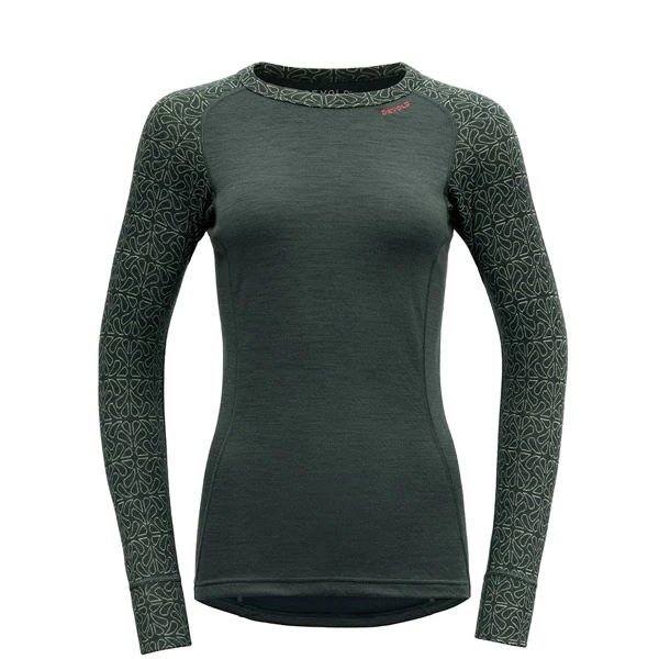 Engroshandel ✨ Dame Devold Duo Active Merino 👚 Shirt Wmn (Woods) 🔥