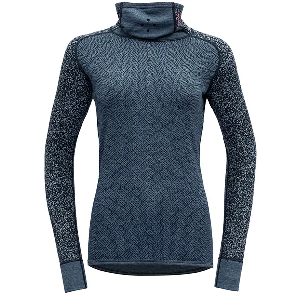 Flash salg 👏 Dame Devold Kvitegga Merino 230 H.Neck Wmn (Ink) 🤩