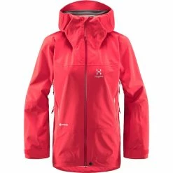 Helt ny 😉 Dame Haglöfs Dalskidan Gtx Jacket 👩 Women (Scarlet Red) 🌟