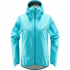 Flash salg 😍 Dame Haglöfs L.I.M GTX Jacket 👩 Women (Maui Blue) ✨