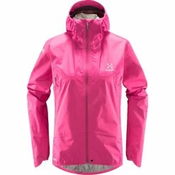 Helt ny 👏 Dame Haglöfs L.I.M Gtx Jacket 👩 Women (Ultra Pink) 😀