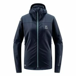 Beste Pirce 🥰 Dame Haglöfs L.I.M Hybrid Softshell Jacket 👩 Women (Tarn Blue/Frost Blue) ✔️