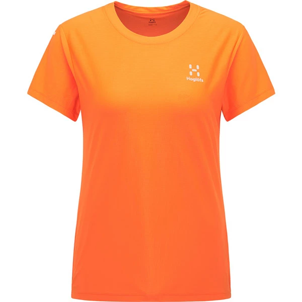 Promo 🛒 Dame Haglöfs L.I.M Tech Tee 👩 Women (Flame Orange) 🔔