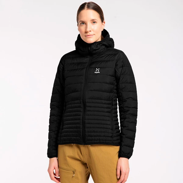 Tilbud 🤩 Dame Haglöfs Micro Nordic Down Hood 👩 Women (True Black) 🛒 - Bilde 3