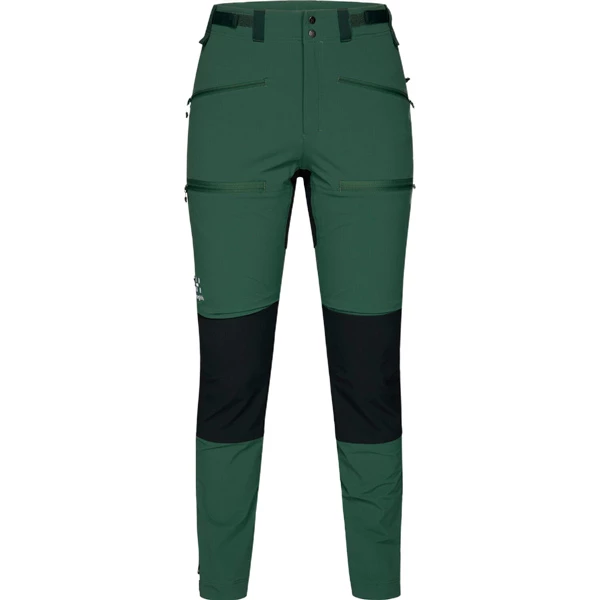 Rabatt 🤩 Dame Haglöfs Rugged Slim Pant 👩 Women (Fjell Green/True Black) 🎁