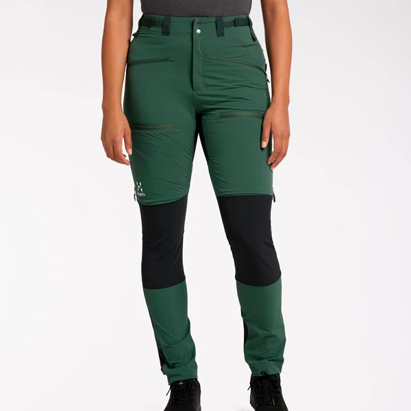 Rabatt 🤩 Dame Haglöfs Rugged Slim Pant 👩 Women (Fjell Green/True Black) 🎁 - Bilde 3