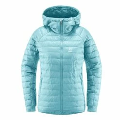 Promo 🥰 Dame Haglöfs Spire Mimic Hood 👩 Women (Frost Blue) 😍