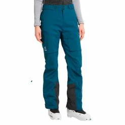 Kjøpe 👍 Dame Haglöfs Touring Infinium Pant 👩 Women (Dark Ocean) 🎉