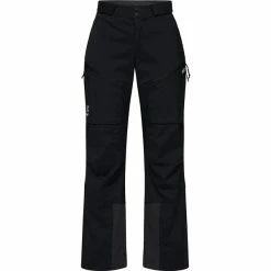 Beste salg 👍 Dame Haglöfs Touring Infinium Pant 👩 Women (True Black) 👏