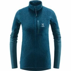 Promo ⭐ Dame Haglöfs Touring Mid Jacket 👩 Women (Dark Ocean) ✨