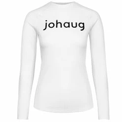 Beste salg 🔥 Dame Johaug Rib Tech Long Sleeve (White) 😉