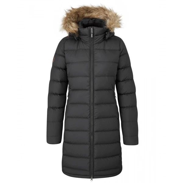 Kjøpe 🎁 Dame Rab Deep Cover Parka Wmns (Blk Black) 👏
