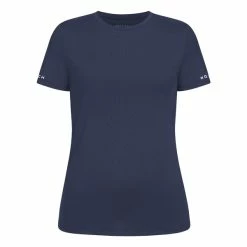 Kjøpe 🤩 Dame Röhnisch Arc Tee (Black Iris) 🎉