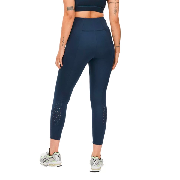 Billig 🔥 Dame Röhnisch Tempo Logo Tights (Black Iris) ⭐ - Bilde 5