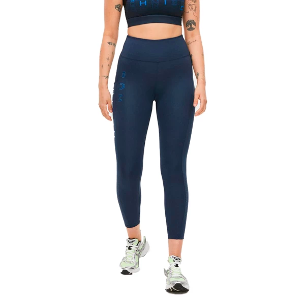 Billig 🔥 Dame Röhnisch Tempo Logo Tights (Black Iris) ⭐ - Bilde 4