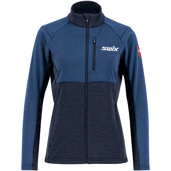 Kjøpe 👏 Dame Swix Infinity Midlayer Jkt W (Lake Blue) 🔔