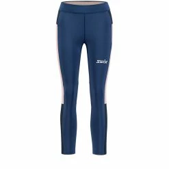 Helt ny 🌟 Dame Swix Motion Premium Cropped Tights W (Lake Blue) 🧨
